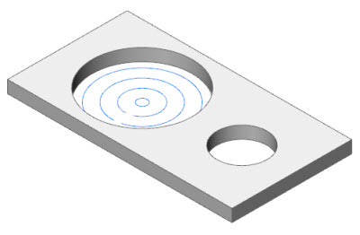 A white rectangular object with circles
Description automatically generated